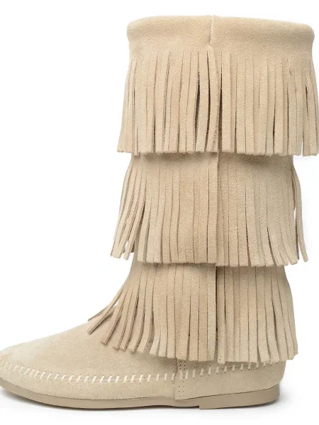 Minnetonka Cizme Joia deschis gri