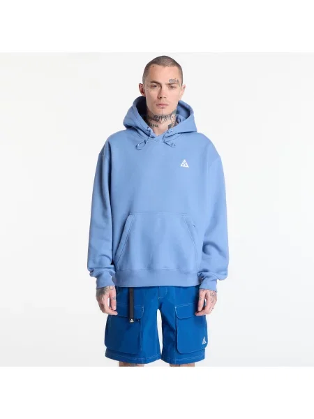 Hanorac cu glugă Nike din fleece business alb