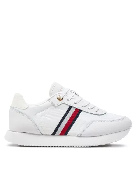 Superge Tommy Hilfiger s črtami bela