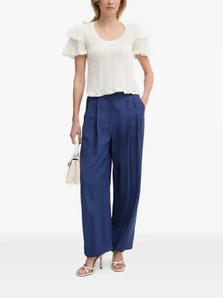 Pantaloni Fracomina albastru
