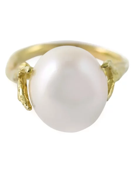 Inel Wouters & Hendrix Gold cu perle alb
