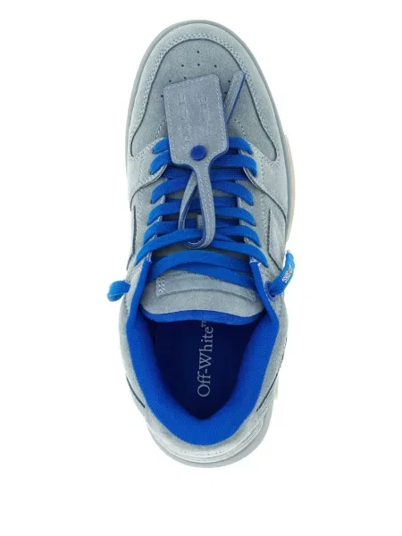 Szarvasbőr sneaker Off-white autogrammal fehér