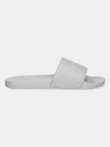 Klapki Calvin Klein Jeans szare