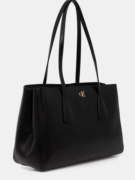 Blugi Calvin Klein business din piele negru