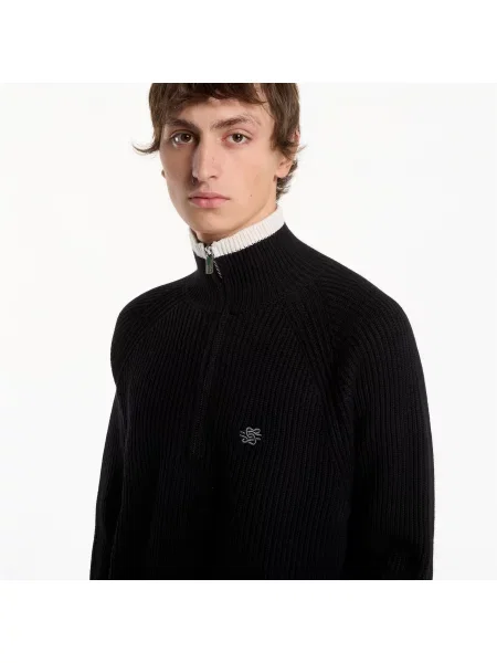 Pletený sveter Filling Pieces čierna