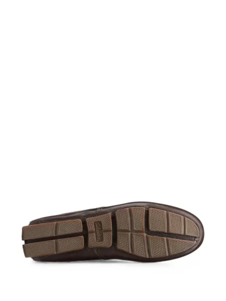 Kožne loaferice Clarks Originals smeđa