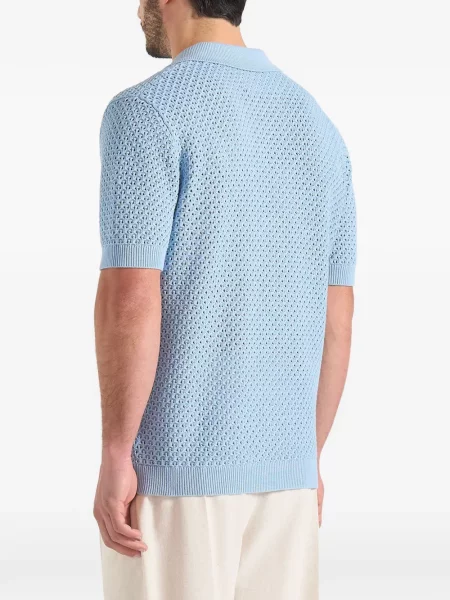 Πλεκτό polo Manière De Voir μπλε