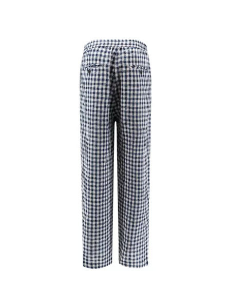 Pantaloni Dunst în carouri albastru