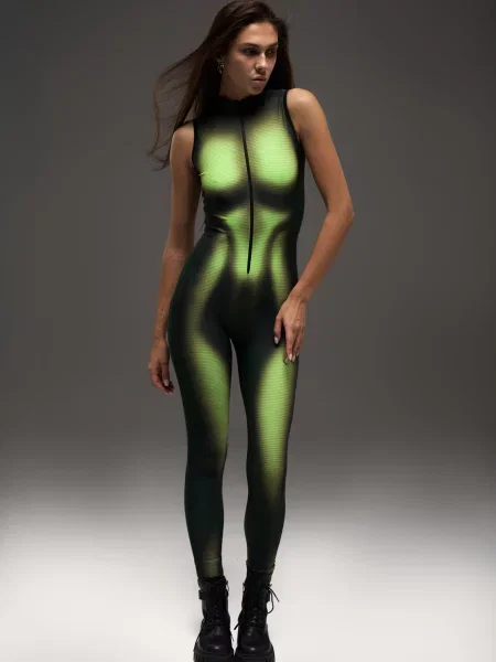 Комбінезон Asalart салатовий перероблений нейлон/еластан