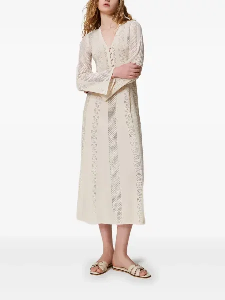 Rochie midi Twinset până la genunchi de costum