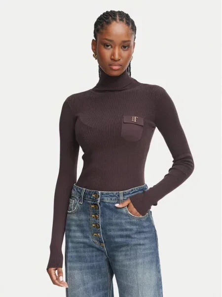 Elisabetta Franchi Дънки Тъмносин Balloon Fit