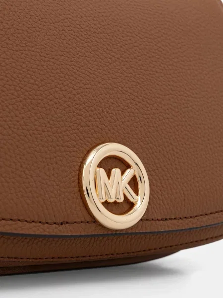 Кожаная сумка Michael Michael Kors коричневая