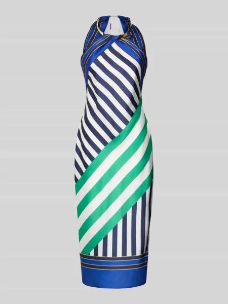 Sukienka midi Ralph Lauren w paski