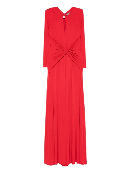 Rochie maxi Nissa lungă de costum roșu