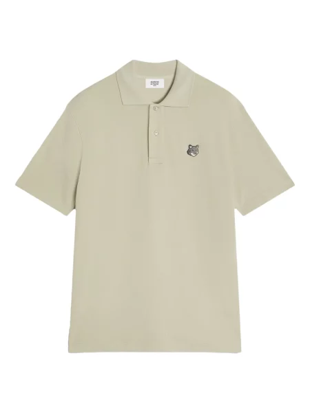 Polotričko Maison Kitsuné s výšivkou šedé