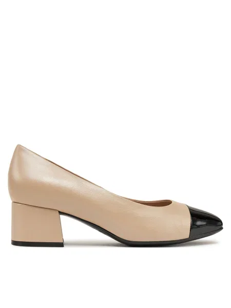 Pantofi cu toc Caprice bej