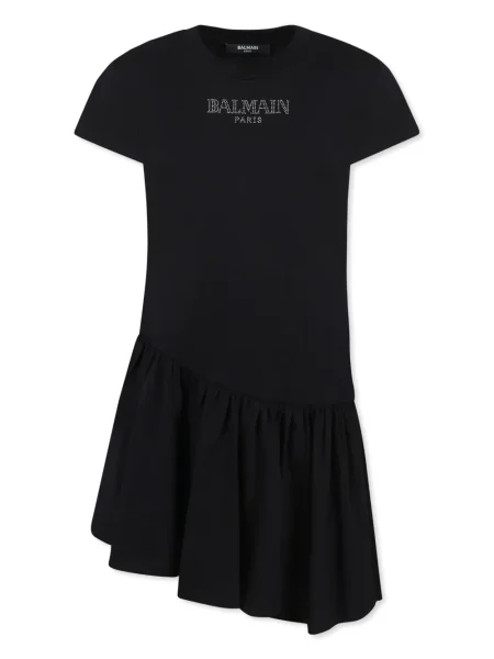 Sukienka dziecięca Balmain czarna