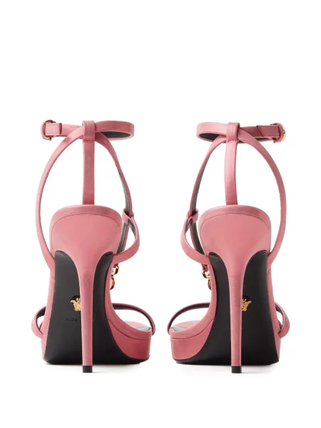 Sandale Versace din piele roz