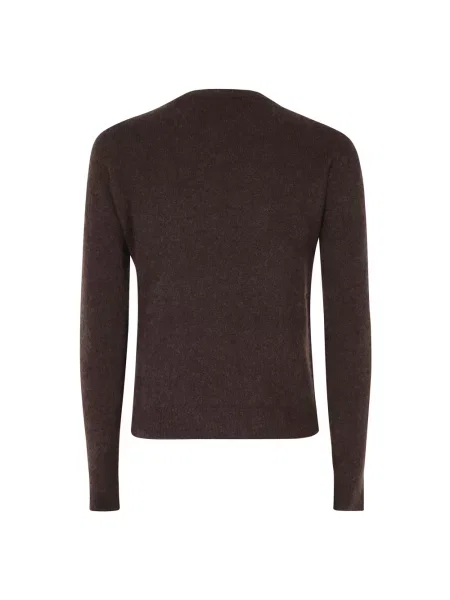 Sweter Roberto Collina brązowy