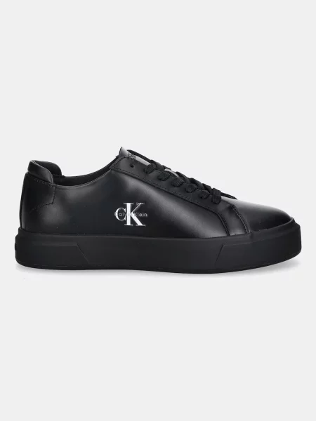 Calvin Klein Sneakers Basket Cupsole Laceup Lth Ml negru
