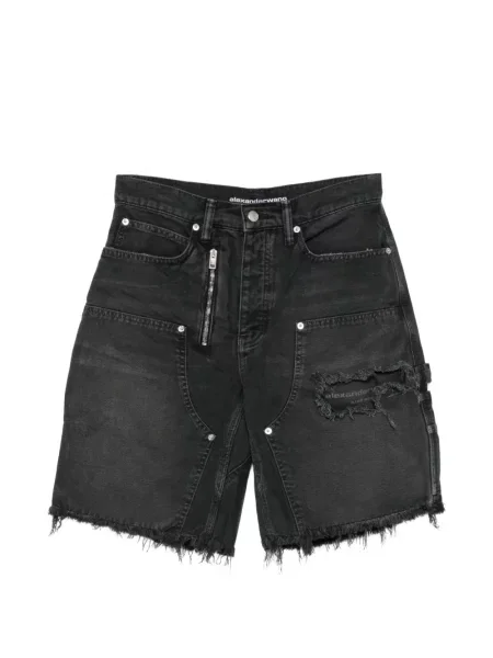 Pantaloni scurți Alexander Wang negru