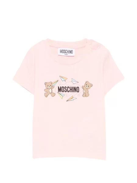 Dětské tričko Moschino růžové