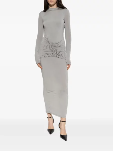 Rochie maxi Balmain de costum gri