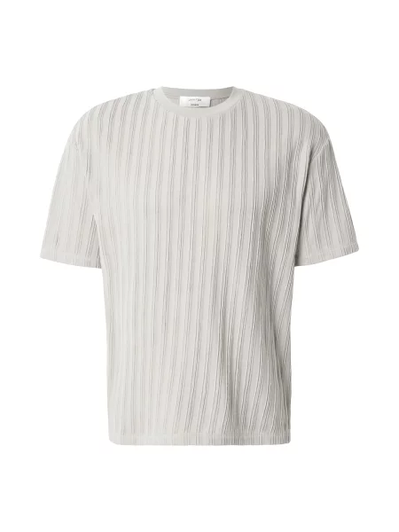 DAN FOX APPAREL Tricou Jonte murdar alb