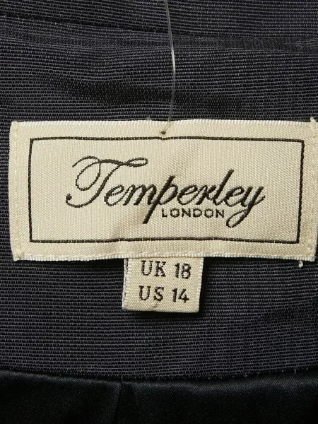 Kurtka Temperley London o krotszym kroju niebieska