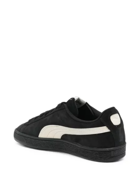 Sneakerși Puma Suede din piele de căprioară negru