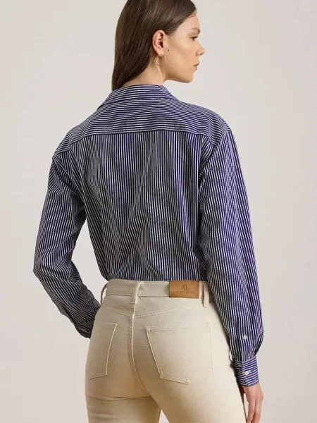 Lauren Ralph Lauren koszula regular z kołnierzykiem klasycznym niebieski