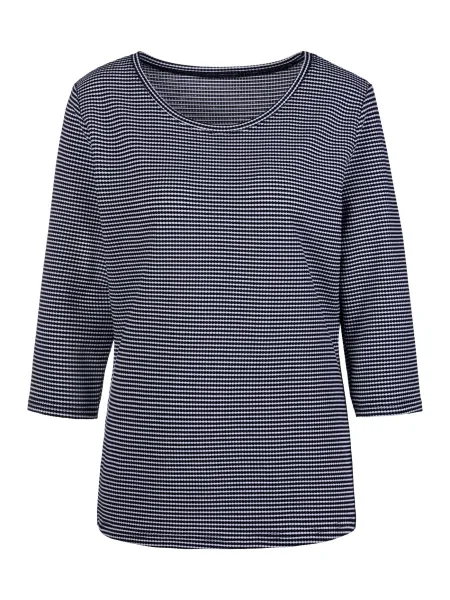 VIVANCE Tricou albastru alb