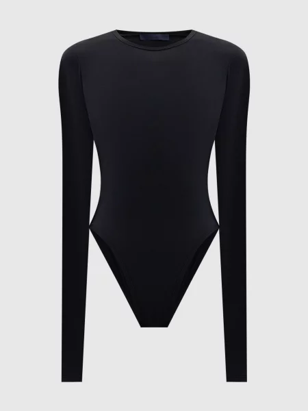 Боді з принтом логотипа Juun.j чорне