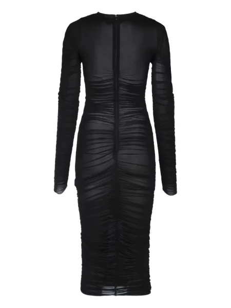 Rochie midi Elisabetta Franchi până la genunchi de costum negru