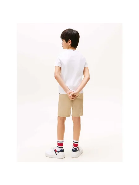 Tommy Hilfiger T-shirt Curved Graphic bijela