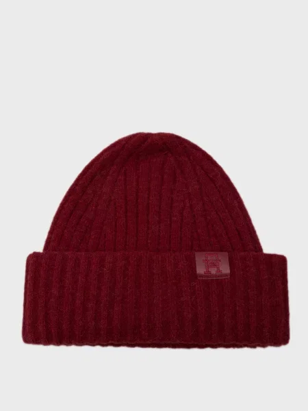 Шапка Tommy Hilfiger бордовая