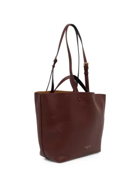 Geantă shopper Patrizia Pepe din piele roșu