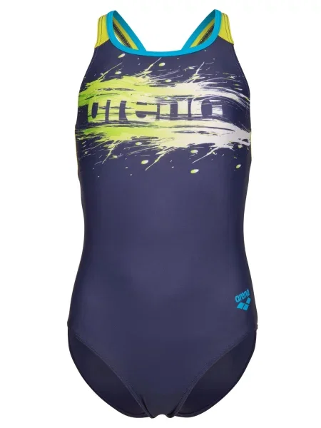 ARENA Costum de baie întreg / verde limetă albastru