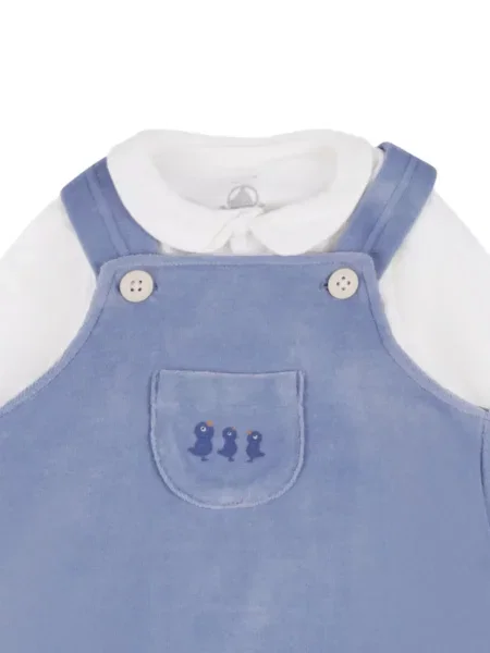 Spodnie dziecięce Petit Bateau niebieskie