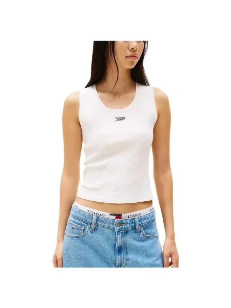 Top Tommy Jeans béžová