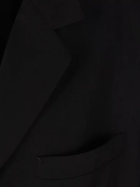 Μονόστομος παλτό Yohji Yamamoto μαύρο