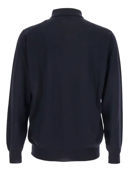 Polo Lardini de lână albastru