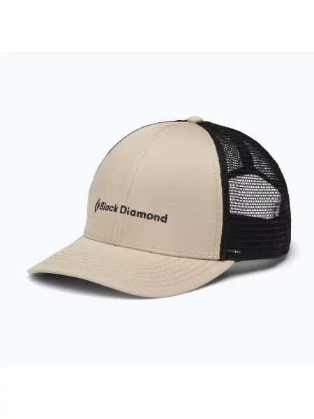 Czapka z daszkiem Black Diamond BD Trucker beżowo-czarna czarna