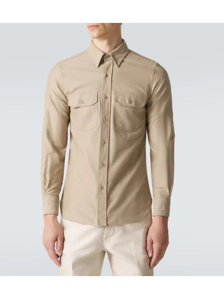 Cămașă Tom Ford bej