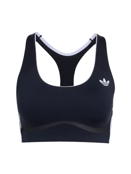 ADIDAS ORIGINALS Sutien sport negru alb
