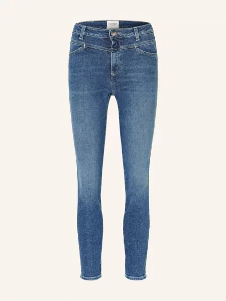 Closed Skinny Džíny Skinny Pusher mbl mid blue modré