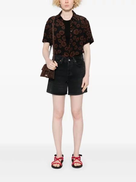 Top Agolde tricotate negru