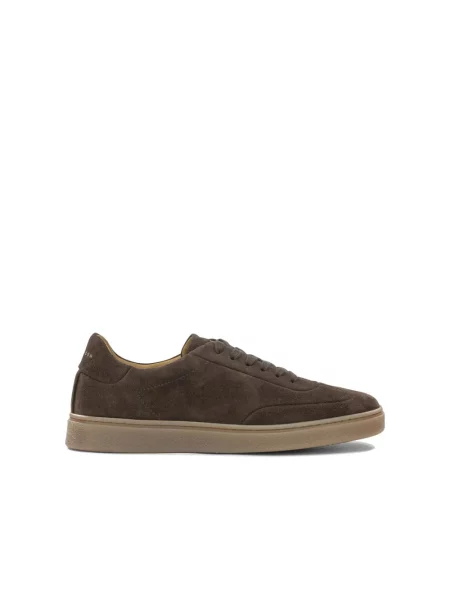 Sneakersy Henderson zamszowe brązowe