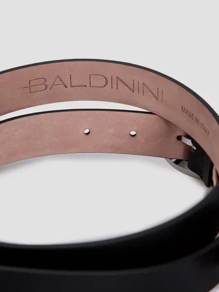 Кожаный ремень Baldinini черный