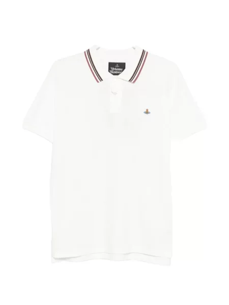 Polo Vivienne Westwood cu dungi alb